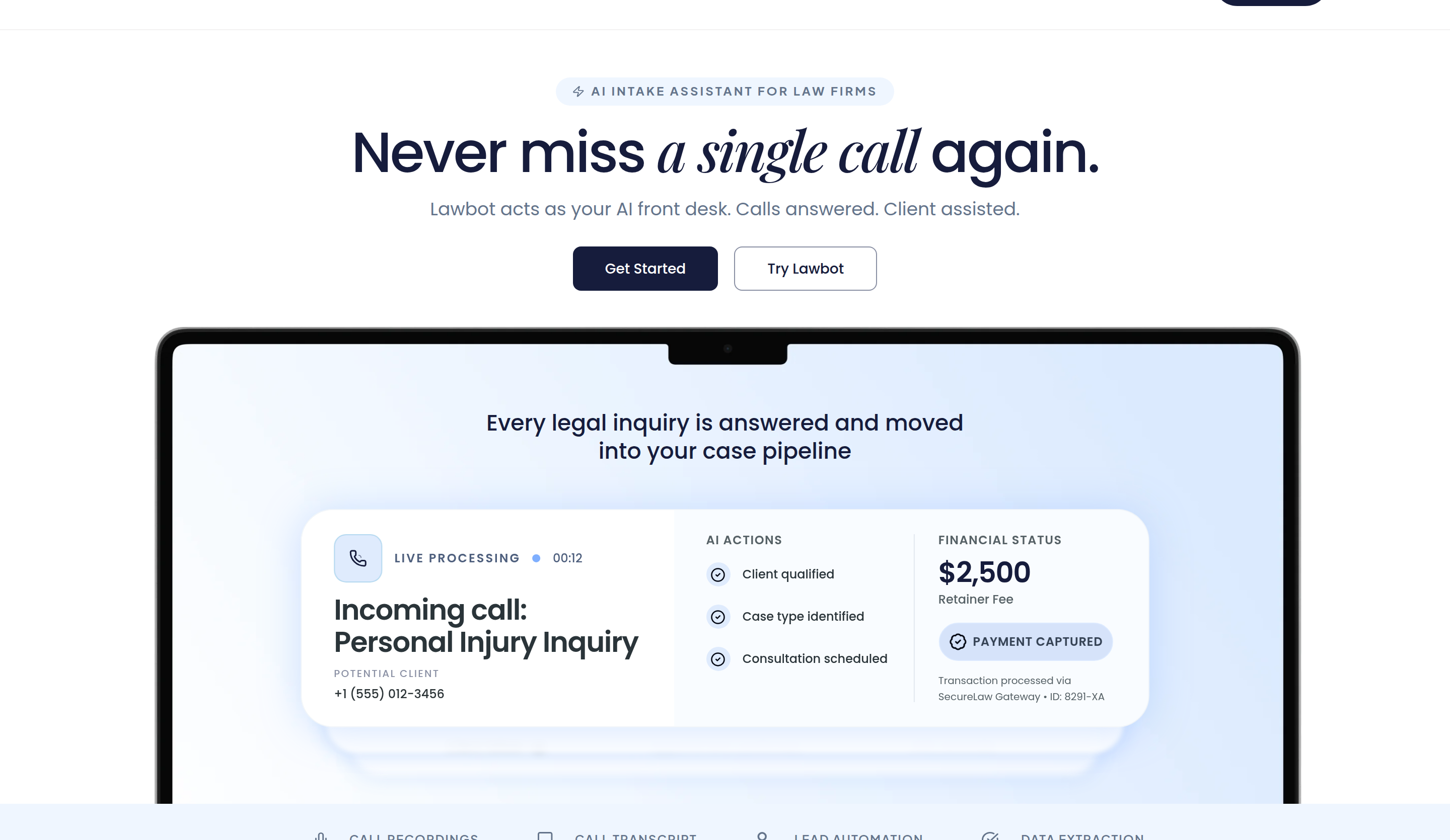 Introducing LawBot: The AI Voice Platform We Built for Law Firms